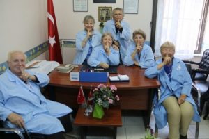 Onlar kanser hastalarının 'Mavi Melekler'i
