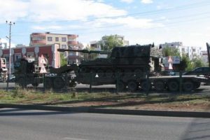 Gaziantep'ten askeri hareketlilik