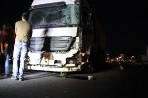 Kamyon şof&ouml;r&uuml; felaketi &ouml;nledi