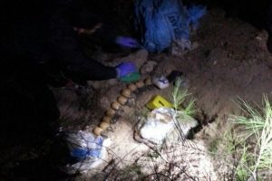 İzmir'de patlayıcıların bulunma anı kamerada