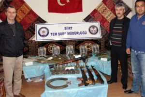 Polis okulu yanında cephanelik &ccedil;ıktı