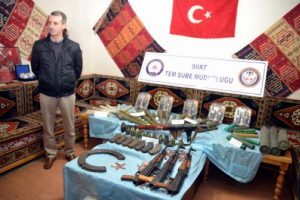 Siirt'te PKK'nın silah ve m&uuml;himmat ele ge&ccedil;irildi