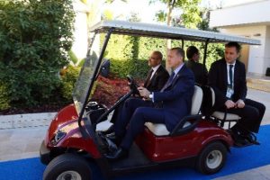 Erdoğan "buggy" koltuğunda
