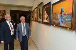 Bursa Konak K&uuml;lt&uuml;revi'nde yağlı boya sergisi