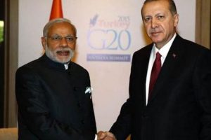 Cumhurbaşkanı Erdoğan, Hindistan Başbakanı Narendra Modi ile g&ouml;r&uuml;şt&uuml;