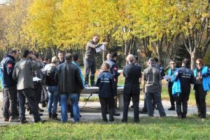 Bursa Nil&uuml;fer Arama Kurtarma'ya oryantiring eğitimi