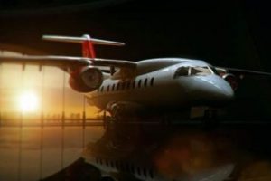 Turbojet tamam sıra u&ccedil;ak g&ouml;vdesinde
