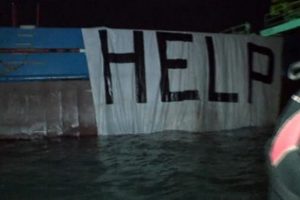 Marmara Denizinin ortasında insanlık dramı