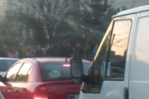 'Kadına şiddete tepki' eyleminde kadınlar birbirine girdi