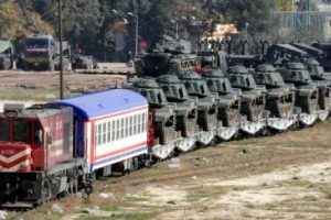 Sınıra sevkıyat hazırlığı