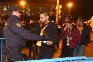 Atletico Madrid - Galatasaray ma&ccedil;ı &ouml;ncesi g&uuml;venlik &ouml;nlemleri