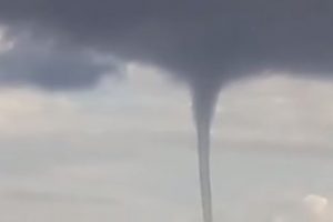 Aydın'da hortum paniği yaşandı!