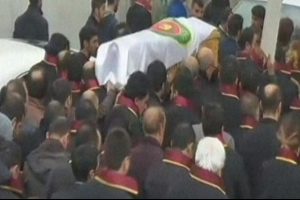 Tahir El&ccedil;i'nin cenazesi hastaneden alındı