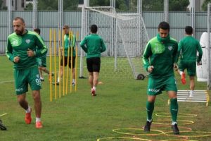 Bursaspor'da Ersel Uzgur'lu ilk antrenman