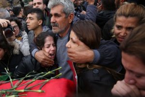 Tahir El&ccedil;i'nin cenaze t&ouml;reni