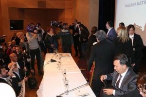 Haliçport Toplantısı'na protesto