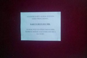 İlkokulda '&uuml;cretli asans&ouml;r' şoku!