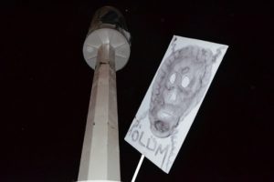 Ankara'da yeni kurulan baz istasyonunu yaktılar