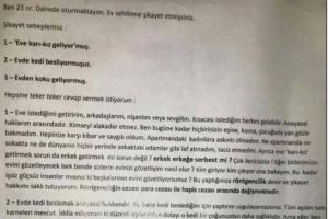 Komşularının şikayetinden bunalan kiracının notu