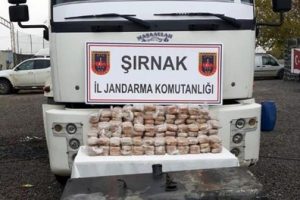 Şırnak'ta 108 kilo eroin ele ge&ccedil;irildi