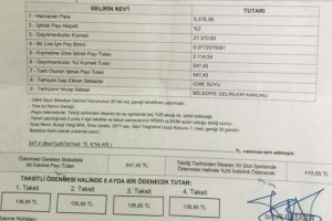 Bursa'da BUSKİ vatandaşlardan 547 lira talep etti!