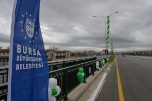 Bursa'da NOSAB K&ouml;pr&uuml;s&uuml; ve bağlantı yolları ulaşıma a&ccedil;ıldı
