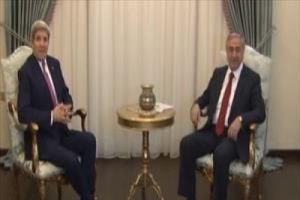 Cumhurbaşkanı Akıncı, Kerry'i kabul etti