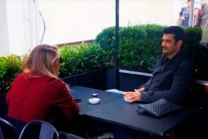 Yeni sinema filmi i&ccedil;in g&ouml;r&uuml;şme yaptı...