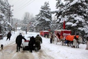 Bolu'da 50 k&ouml;y yolu ulaşıma kapalı