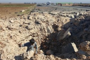 Patlamanın şiddeti g&uuml;n ağarınca ortaya &ccedil;ıktı