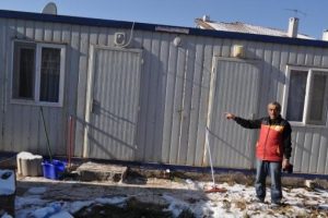 &Ouml;len rekt&ouml;r&uuml;n bağındaki konteyner evi &ccedil;aldılar