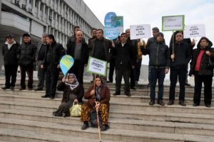 Zonguldak'ta k&ouml;yl&uuml;lerden taşocağı tepkisi