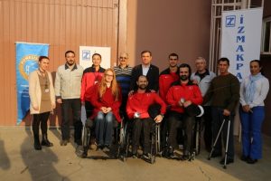 Tekerlekli Sandalye Eksrim Takımı'na destek