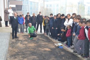 Bursa İneg&ouml;l'de bocce sahası a&ccedil;ıldı