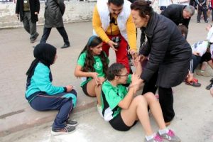Zonguldak'ta ağlatan ve bayıltan koşu
