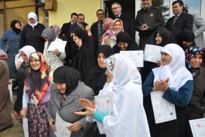 Bursa İneg&ouml;l'de kadın &ccedil;ift&ccedil;ilere sertifika