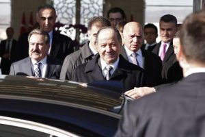Barzani 'Bordo Bereliler'in merkezinde
