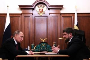 Kadirov'un fotoğraflarını paylaştılar