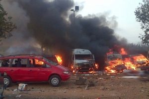 Suriye'de bombalı saldırılar: 22 &ouml;l&uuml;