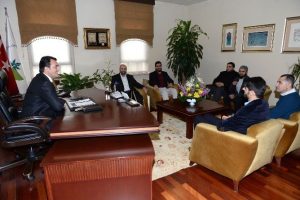 Filistinli alimlerden Bursa'da D&uuml;ndar'a ziyaret