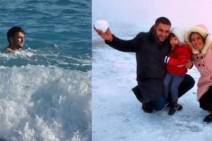 Antalya iki mevsimi birden yaşadı!