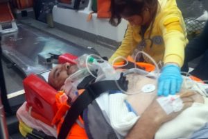 Kocaeli'de dikkatsizliği canına mal oluyordu