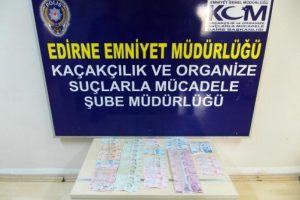Edirne'de sahte para operasyonu: 2 tutuklama
