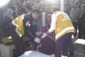 Minib&uuml;sten d&uuml;şen kadın hastanelik oldu