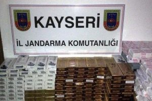 Kayseri'de ka&ccedil;ak sigara operasyonu