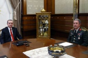 Erdoğan Genelkurmay Başkanını kabul etti