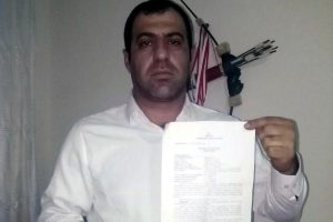 Midyat'ta, CHP'li Eren Erdem'e su&ccedil; duyurusu