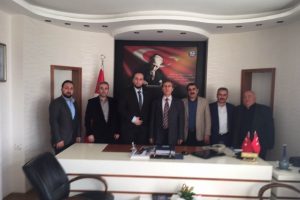 Bursa Gemlik'te m&uuml;teahhitlerden protokol ziyareti