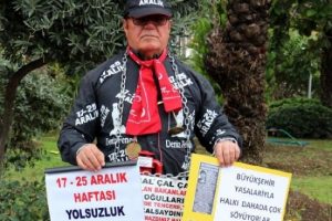 17-25 Aralık yıld&ouml;n&uuml;m&uuml;nde zincirli eylem