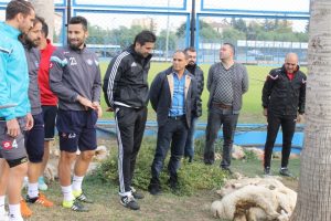 Teknik adamın d&ouml;n&uuml;ş&uuml; kurban kesilerek kutlandı